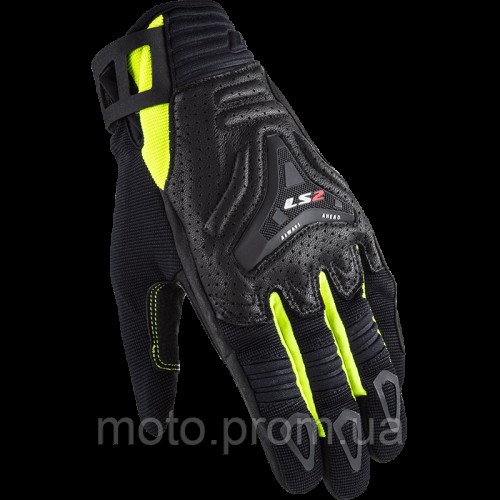 Моторукавички LS2 All Terrain Man Gloves Black Hi-Viz Yellow (M)