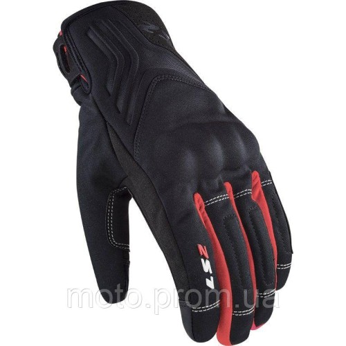 Моторукавички LS2 Jet 2 Man Gloves Black Red (XL)