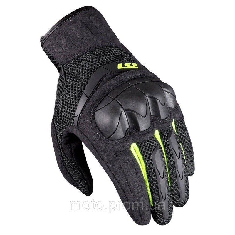 Моторукавички LS2 Kubra Man Gloves Anthracite Hi-Vis Yellow (L)