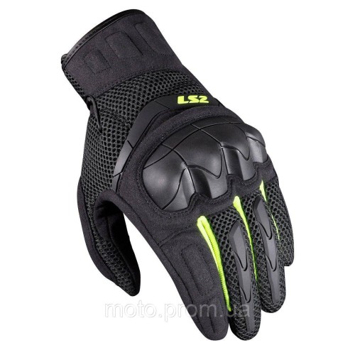 Моторукавички LS2 Kubra Man Gloves Anthracite Hi-Vis Yellow (M)
