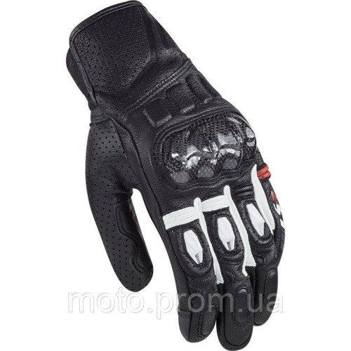 Моторукавички LS2 Spark Man Gloves White Black (M)