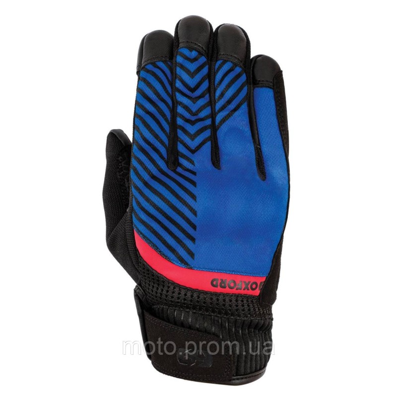 Моторукавички Oxford Byron Glove Blue & Red (XL)