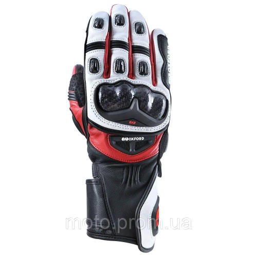 Моторукавички Oxford RP-2R MS Glove White/Black / Red (S)