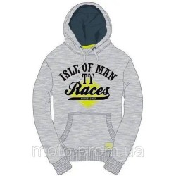 Кофта IOMTT Heather Grey Lime Diamond Hoodie (S)