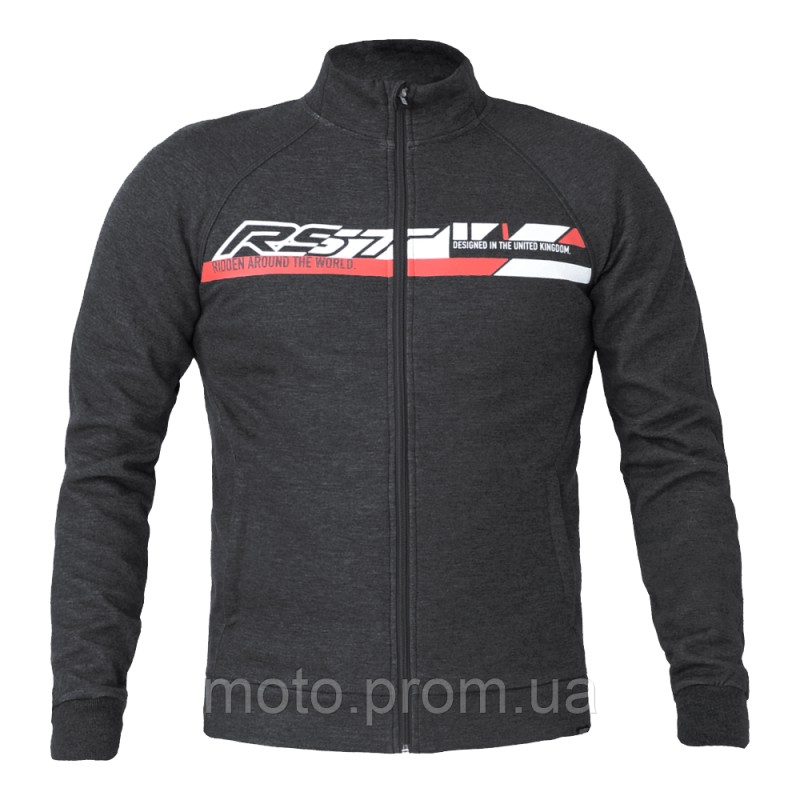 Кофта RST Zip Logo Mens Hoodie Steel (XL)