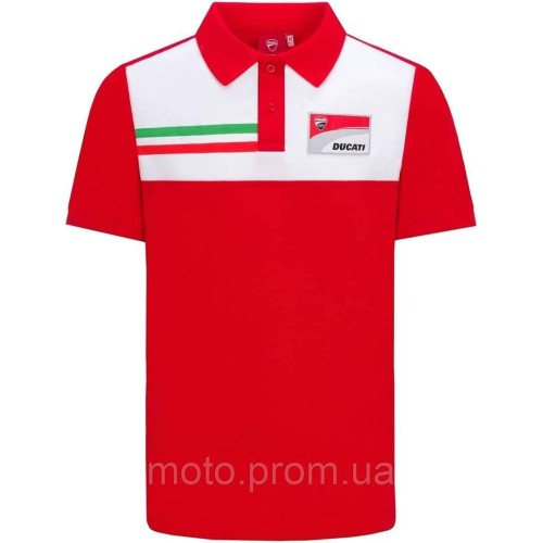 Футболка Ducati Corse Tricolour Polo Red (S)