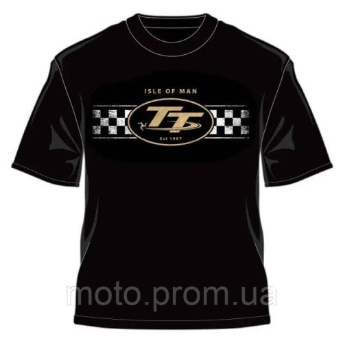 Футболка IOMTT Logo & Check Design Retro T-Shirt Black (S)