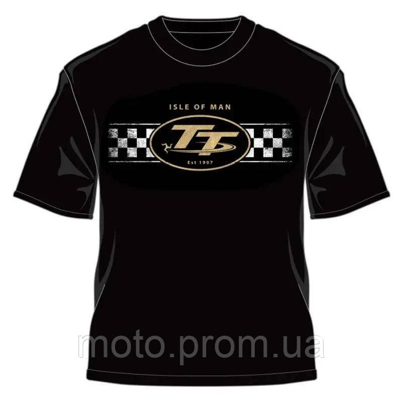 Футболка IOMTT Logo & Check Design Retro T-Shirt Black (XL)