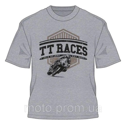 Футболка IOMTT Races Est 1907 Retro T-Shirt Grey (S)