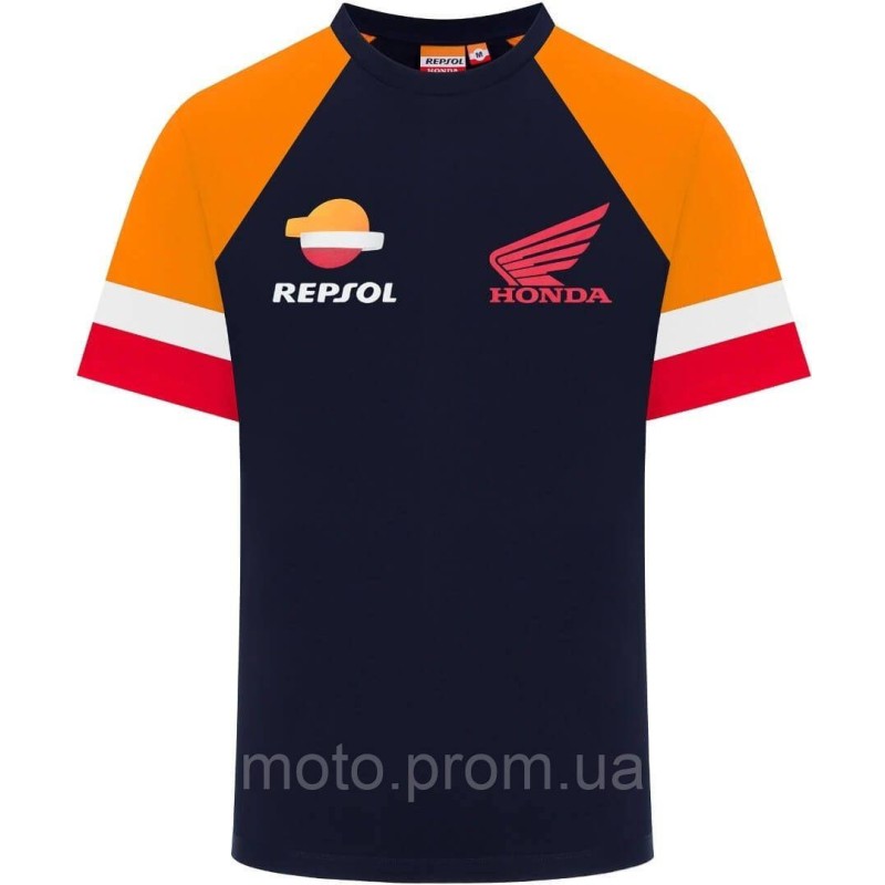 Футболка Repsol Racing Coloured Sleeves T-Shirt Blue (M)