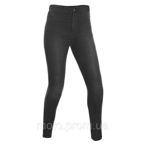 Мото джинси жіночі Oxford Super Jegging WS Black (12, Короткі)