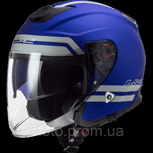 Мотошолом LS2 OF521 Infinity Hyper Matt Blue (S)