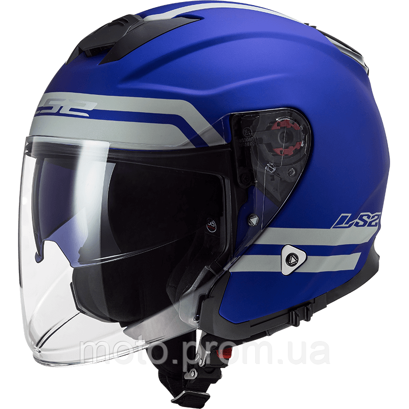 Мотошолом LS2 OF521 Infinity Hyper Matt Blue (S)
