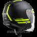 Мотошолом LS2 OF521 Infinity Hyper Matt Titanium Hi-Vis Yellow (L)