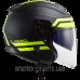 Мотошолом LS2 OF521 Infinity Hyper Matt Titanium Hi-Vis Yellow (L)