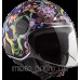 Мотошолом LS2 OF558 Sphere Lux Bloom Blue Pink (XS)