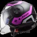 Мотошолом LS2 OF570 Verso Marker Matt Black Violet (XXS)