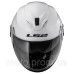 Мотошолом LS2 OF570 Verso Single Mono Gloss White (XS)