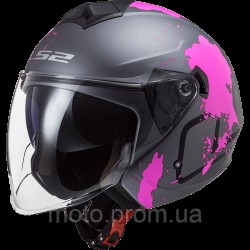 Мотошолом LS2 OF573 Twister 2 Xover Titanium Purple (XS) Мотошолом LS2 OF573 Twister 2 Xover Titanium Purple (XS)