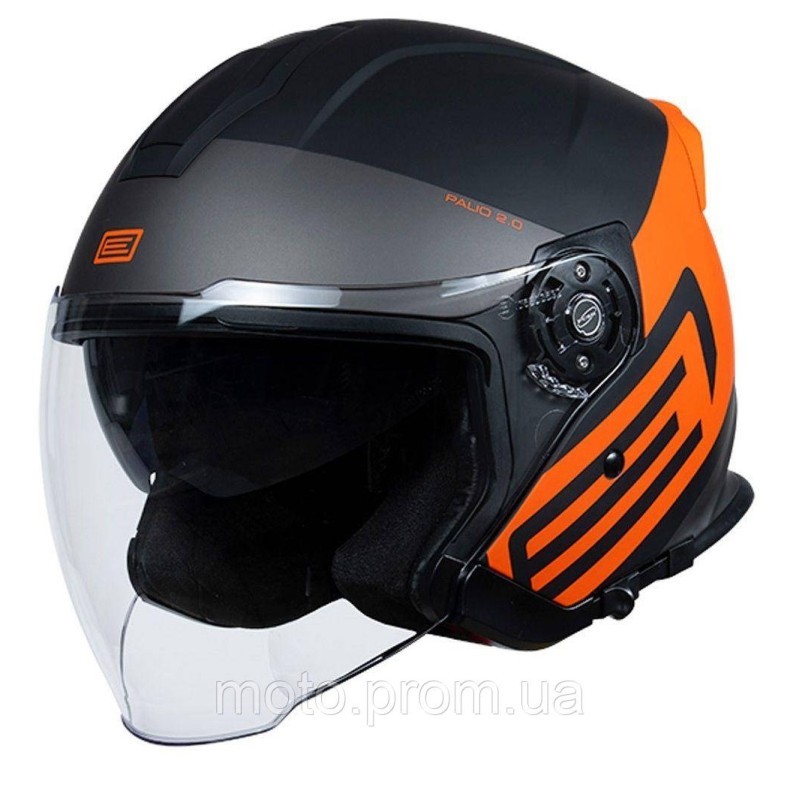 Мотошолом Origine Palio 2.0 Scout Fluo Orange Black Matt (S)