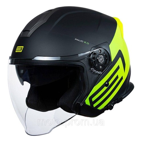 Мотошолом Origine Palio 2.0 Scout Fluo Yellow Black Gloss (M)