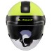 Мотошолом відкритий LS2 OF620 Classy Classic Black Hi-Vis Yellow (M)