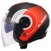 Мотошолом відкритий LS2 OF620 Classy Disko Matt Black Red White (M)