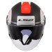 Мотошолом відкритий LS2 OF620 Classy Disko Matt Black Red White (M)