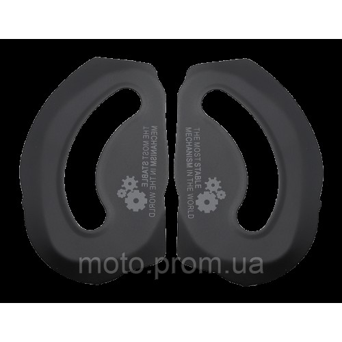 Бічні пластини для мотошолома LS2 FF900 PLATE RATCHET MATT BLACK