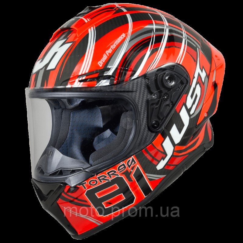 Мотошолом Just1 J-GPR Torres Replica Red (S)