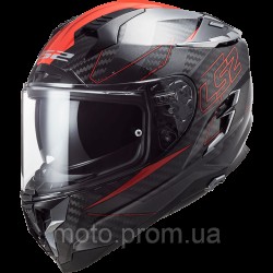 Мотошолом LS2 FF327 Challenger CT2 Fold Gloss Red (M)