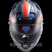 Мотошолом LS2 FF327 Challenger Galactic Blue Fluo Orange (S)