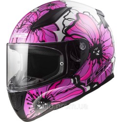 Мотошолом LS2 FF353 Rapid 2 Poppies Pink (M)