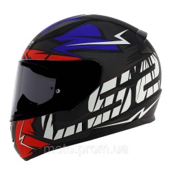Мотошолом LS2 FF353 Rapid Cromo Matte Black Red Blue (XL)