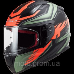 Мотошолом LS2 FF353 Rapid Gale Matt Black Red Matt Green (XXL) Мотошолом LS2 FF353 Rapid Gale Matt Black Red Matt Green (XXL)