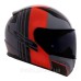 Мотошолом LS2 FF353 Rapid Multiply Matt Grey Black Red (XL)
