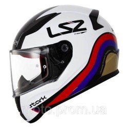 Мотошолом LS2 FF353 Rapid Stark White Red Blue Gold (XL) Мотошолом LS2 FF353 Rapid Stark White Red Blue Gold (XL)