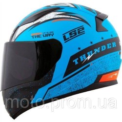 Мотошолом LS2 FF353 Rapid Thunder Matt Blue Black Orange (L) Мотошолом LS2 FF353 Rapid Thunder Matt Blue Black Orange (L)