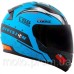 Мотошолом LS2 FF353 Rapid Thunder Matt Blue Black Orange (XXL)