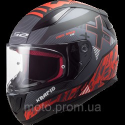 Мотошолом LS2 FF353 Rapid Xtreet Matt Black Red (XL) Мотошолом LS2 FF353 Rapid Xtreet Matt Black Red (XL)