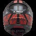 Мотошолом LS2 FF353 Rapid Xtreet Matt Black Red (XL)
