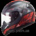 Мотошолом LS2 FF353 Rapid Xtreet Matt Black Red (XL)