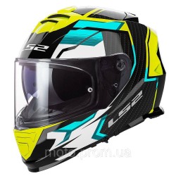 Мотошолом LS2 FF800 Storm 2 Tracker Black H-V Yellow (XL)