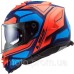 Мотошолом LS2 FF800 Storm Faster Matt Fluo Orange Blue (XXL)