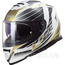 Мотошолом LS2 FF800 Storm Nerve White Antique Gold (XXL) Мотошолом LS2 FF800 Storm Nerve White Antique Gold (XXL)