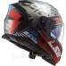 Мотошолом LS2 FF800 Storm Sprinter Black Red Titanium (L)