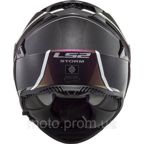 Мотошолом LS2 FF800 Storm Velvet Black Rainbow (XL)