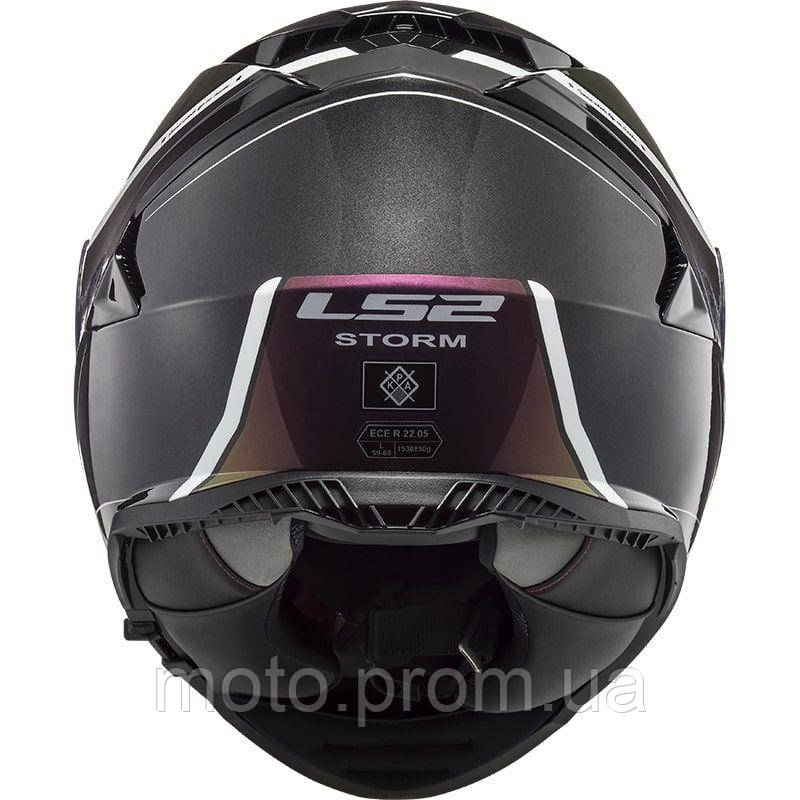 Мотошолом LS2 FF800 Storm Velvet Black Rainbow (XL)