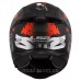 Мотошолом LS2 FF808 Stream 2 Angry Monkey Matt Black Red (L)