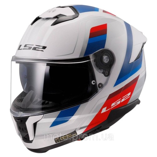Мотошолом LS2 FF808 Stream 2 Vintage White Blue Red (M)